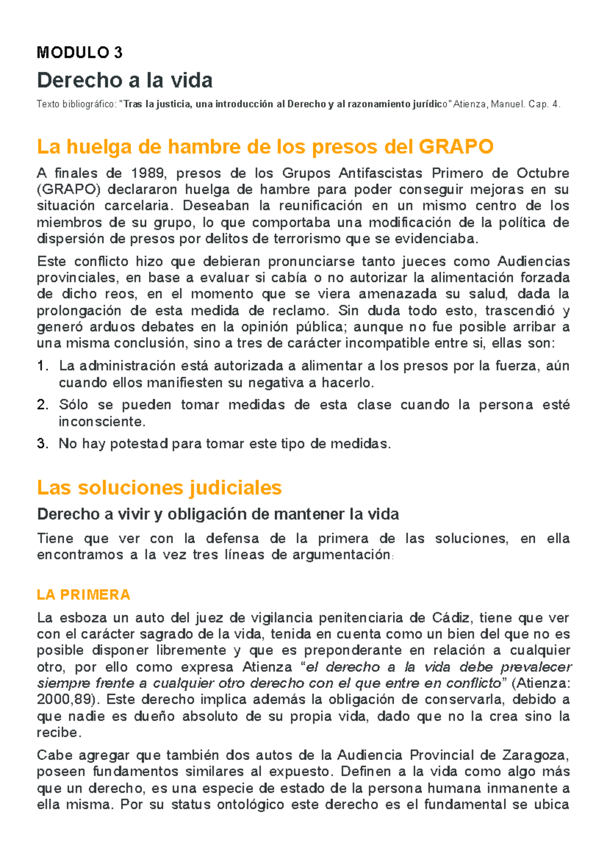 Teoría De La Argumentación Jurídica Modulo 3 Completo Para Rendir Modulo 3 Derecho A La 4446