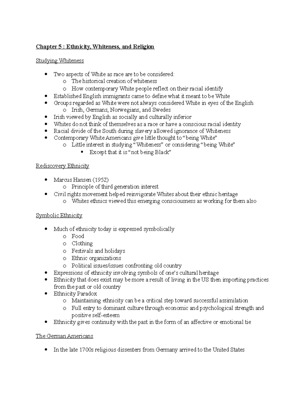 Chapter 5 - Raymond Hall - Chapter 5 : Ethnicity, Whiteness, and ...