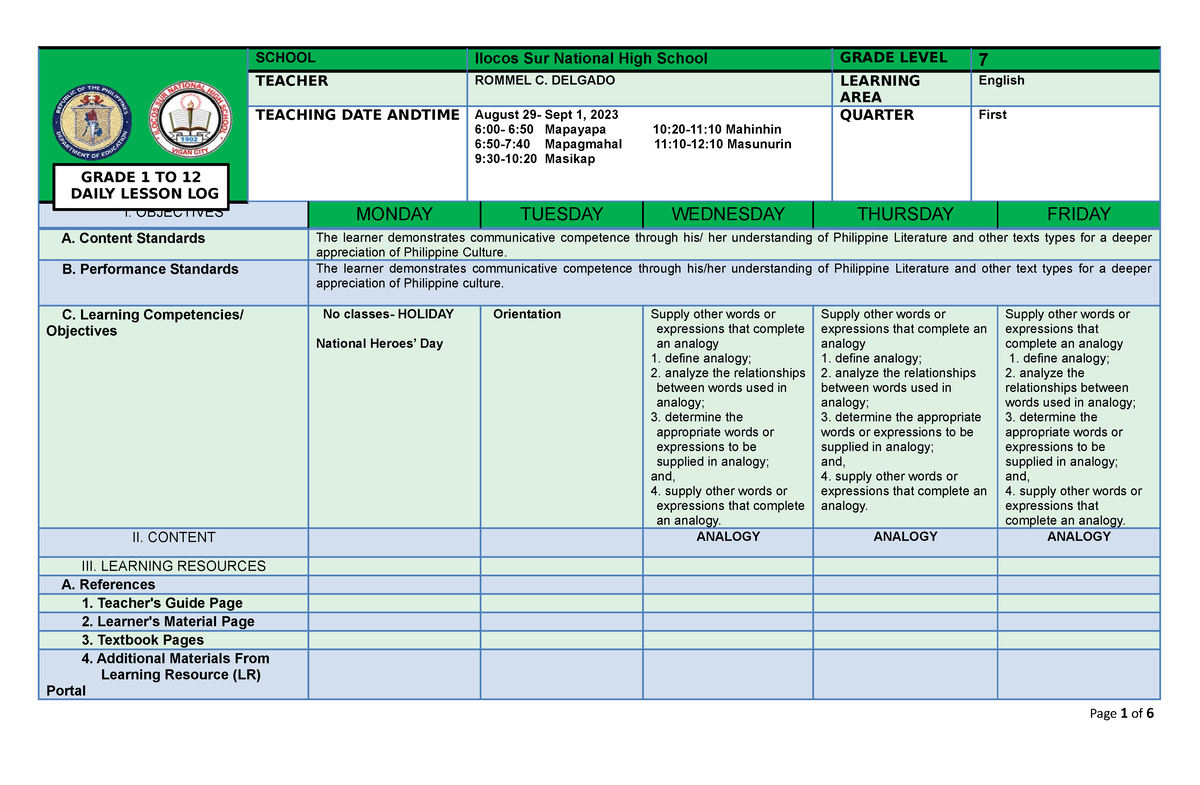 Q1 WEEK 1 Week 1 Dll For The School Year 2023 2024 I Hope This Helps   Thumb 1200 785 