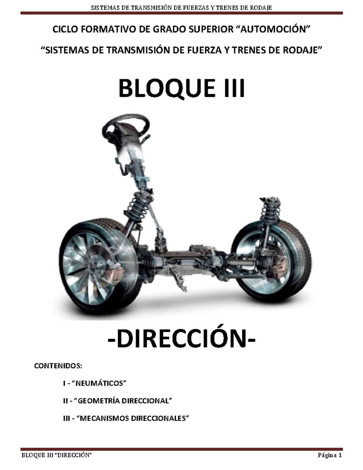 Bloque III Direccion Contenidos - CICLO FORMATIVO DE GRADO SUPERIOR ...