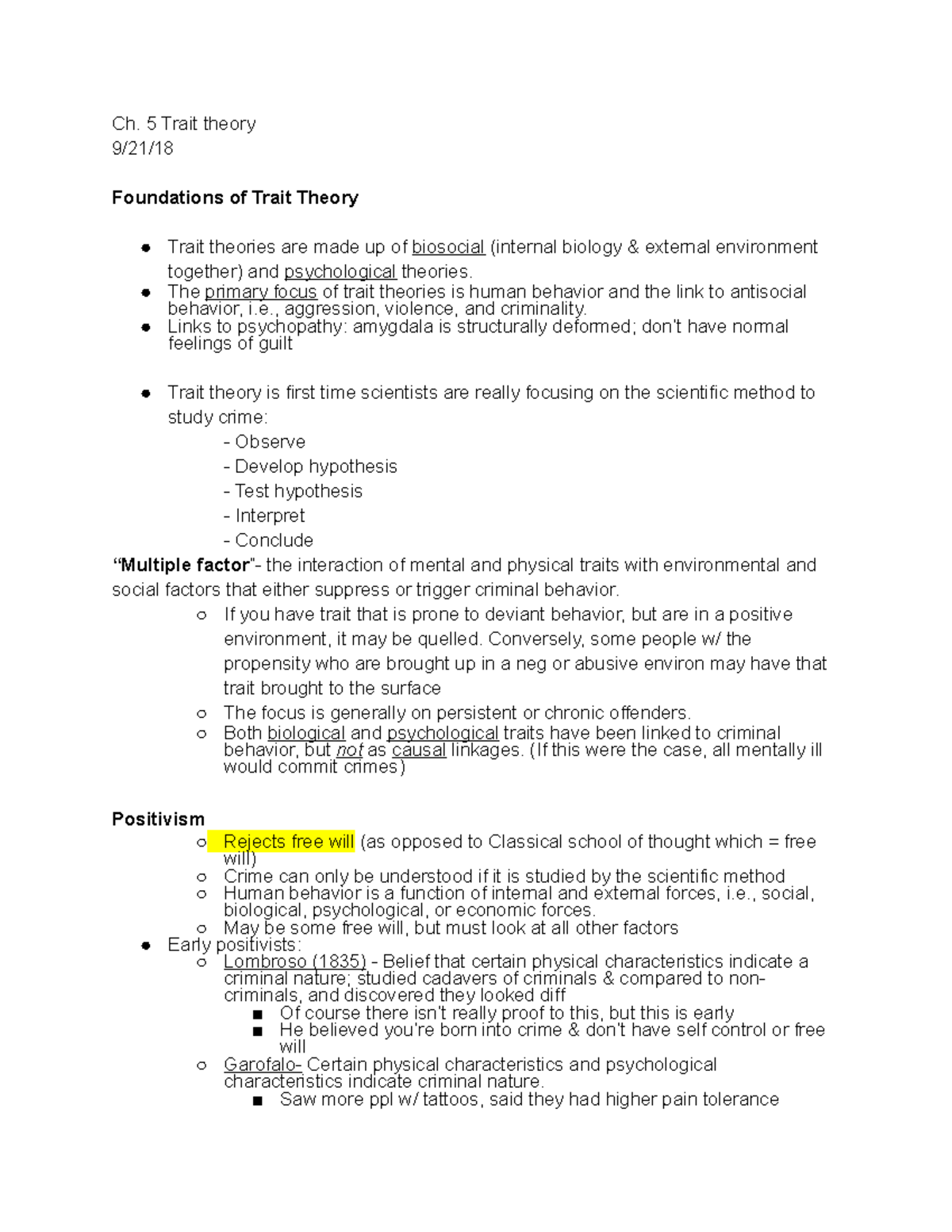 ch-5-trait-theory-lecture-notes-5-ch-5-trait-theory-9-21