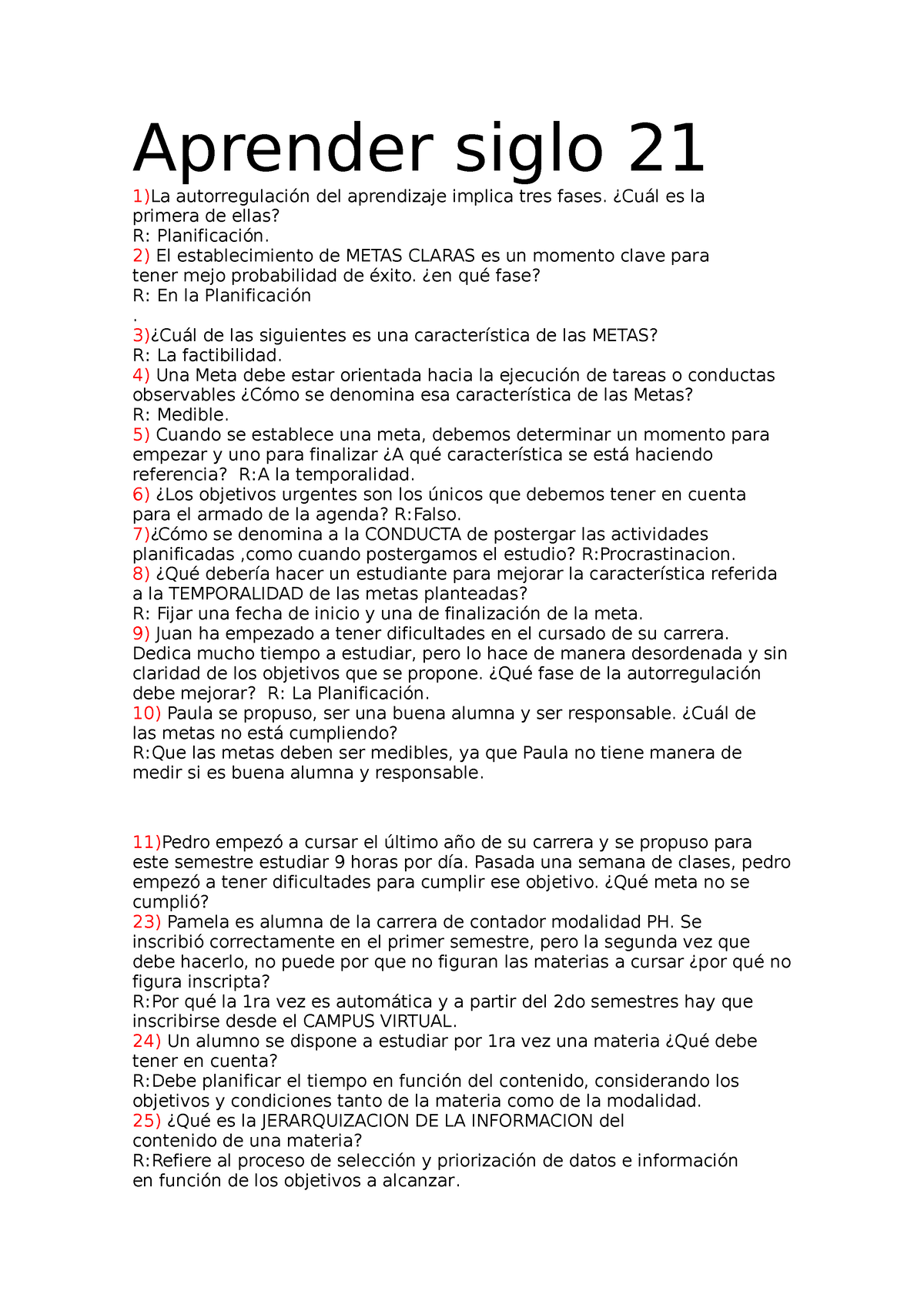 Parcial 1 Aprender Preguntero 2021 Aprender Siglo 21 1la