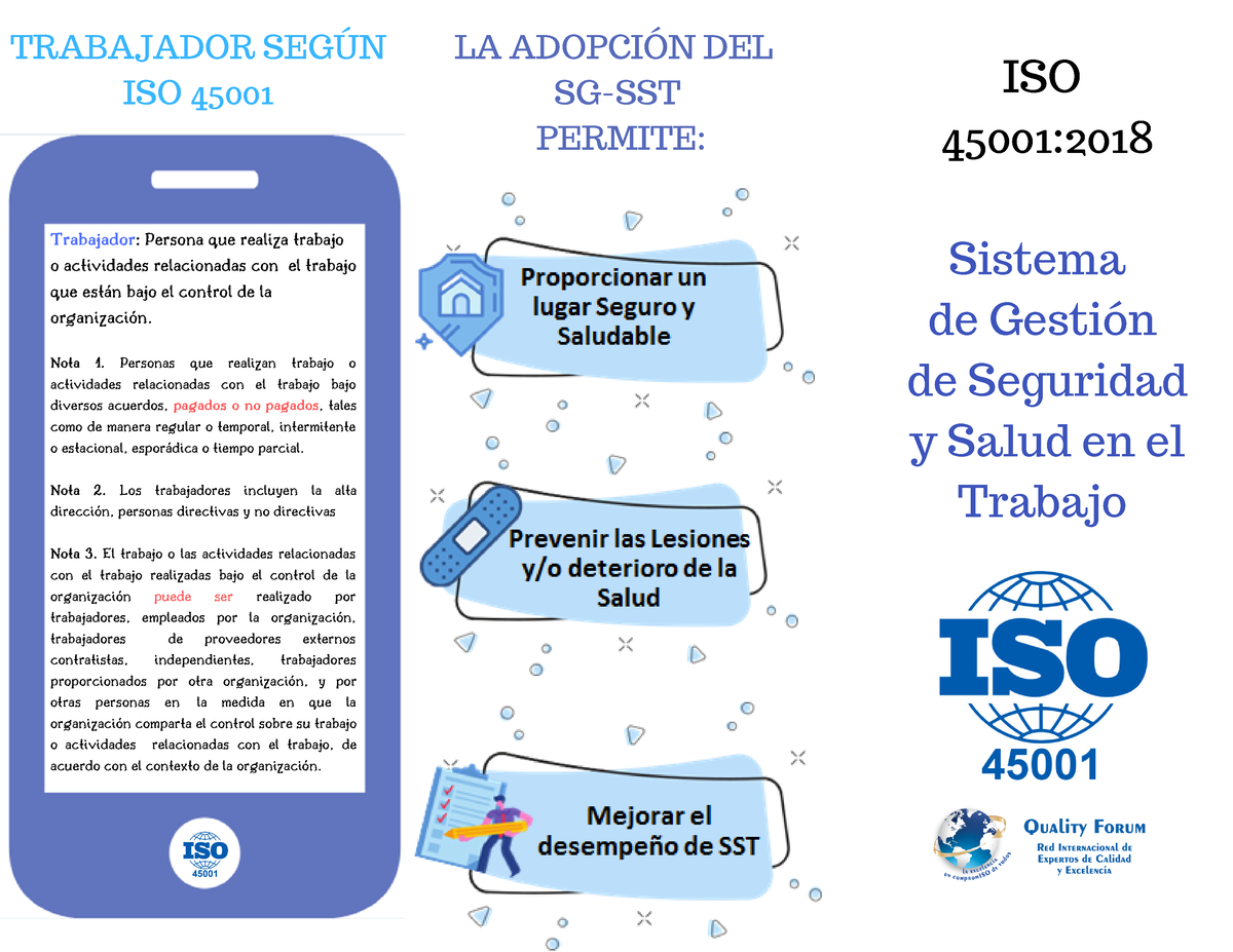 Folleto 450012018 Vfdv Iso 45001 Sistema De Gestión De Seguridad Y Salud En El Trabajo 1942