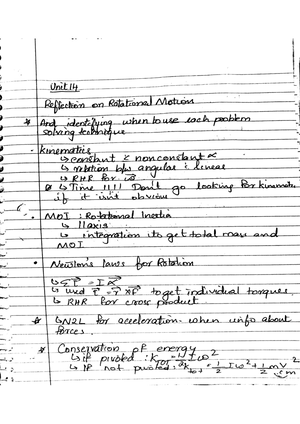 UP1 Module 11 Part 1 Notes - Module 11 Notes Part 1: Linear Inertia ...