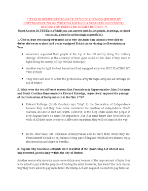 Chapter 10 Reading Guide - THIS IS A TRADITIONAL & OPTIONAL ASSIGNMENT ...