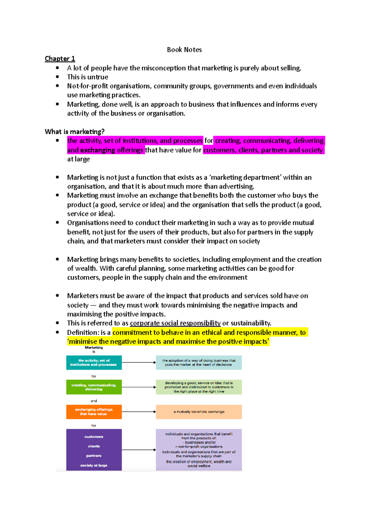Week 1 Book Notes - Book Notes Chapter 1 A lot of people have the ...