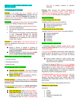 Fundamentals OF TQM - Summary Operations Management And Tqm - Total ...