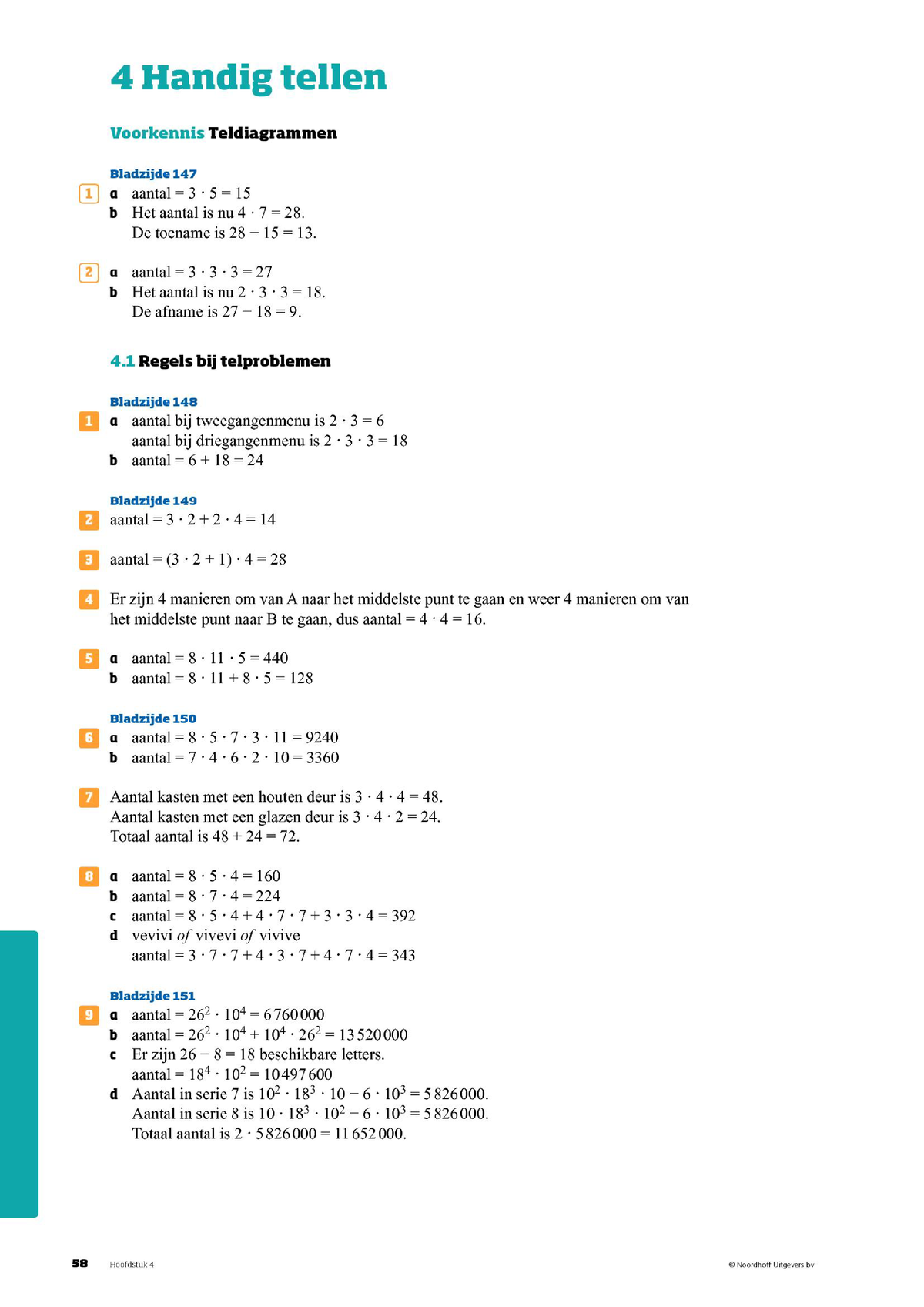 Uitwerkingen Havo A H4 Wiskunde A Studeersnel