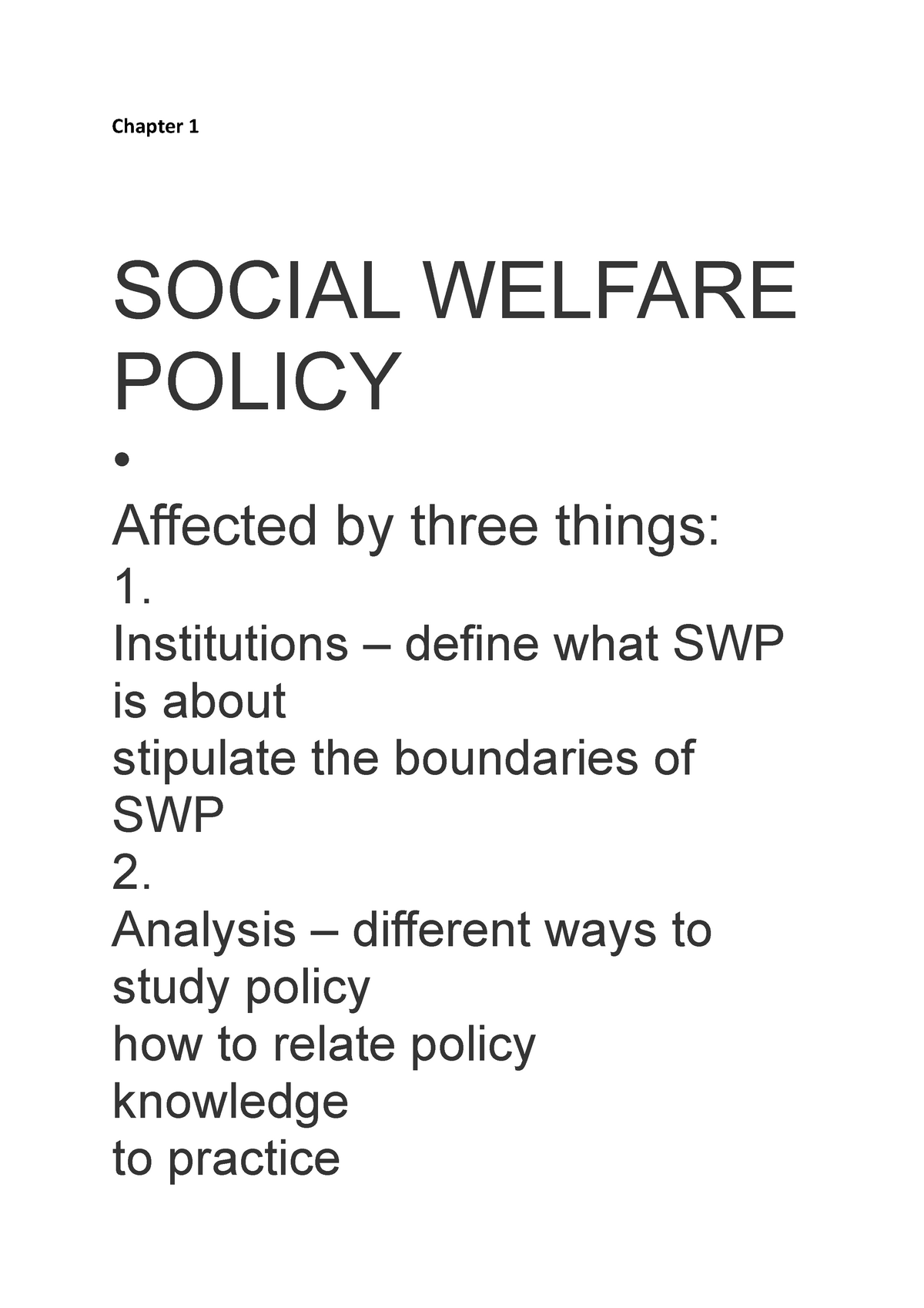 social-welfare-policy-exam-chapter-1-social-welfare-policy-affected