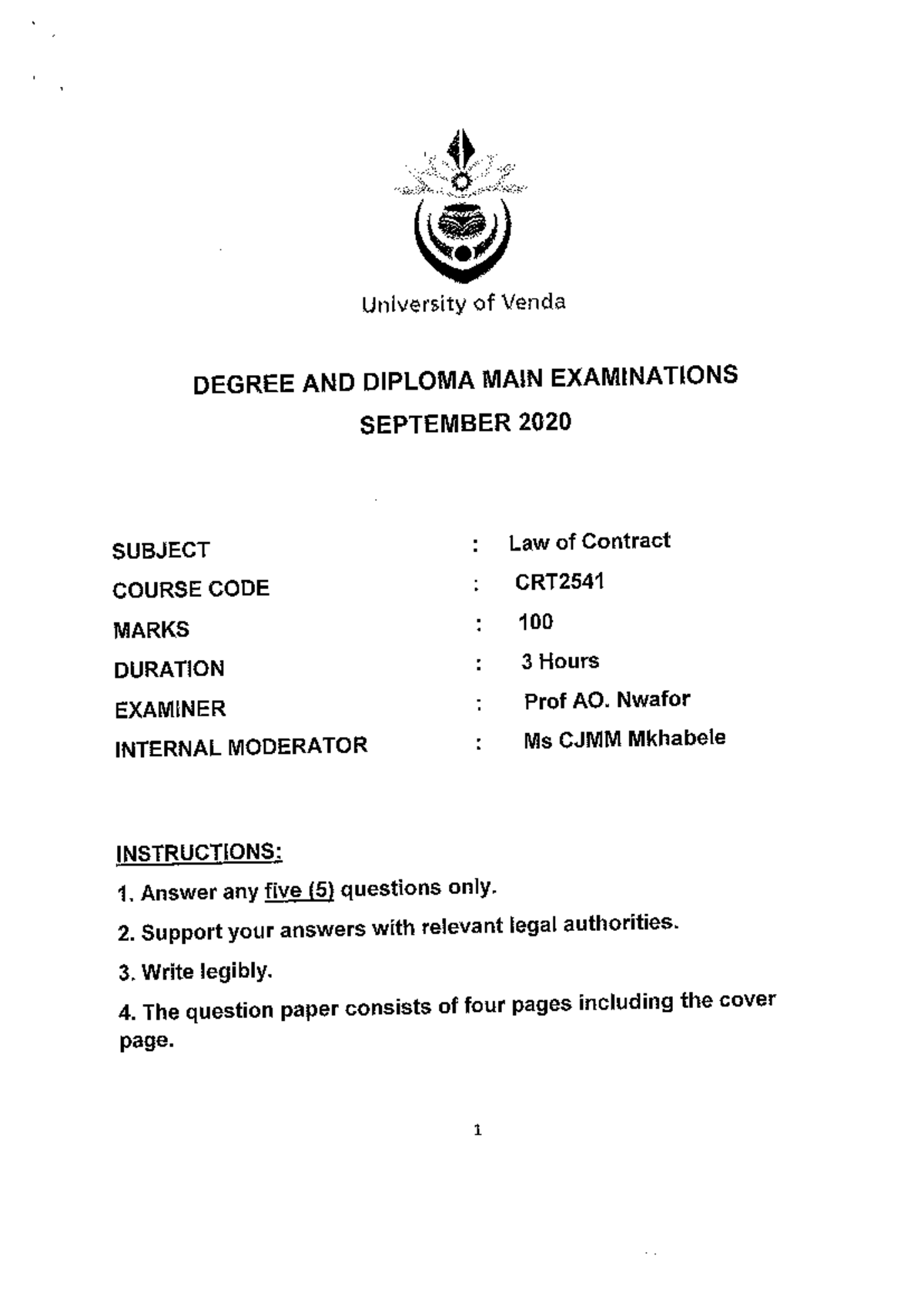 1 (13) - General principle of criminal law - CRW2601 - Studocu