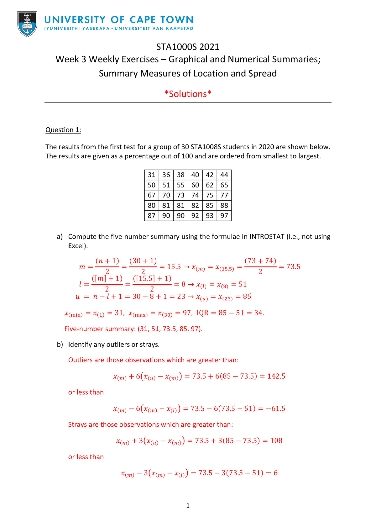 STA1000S+Week+3+Exercise+Sheet+2021+Solutions - STA1000S 2021 Week 3 ...