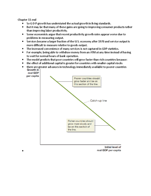 Macroeconomic 1 - notes - Gross domestic product (GDP): is the sum of ...