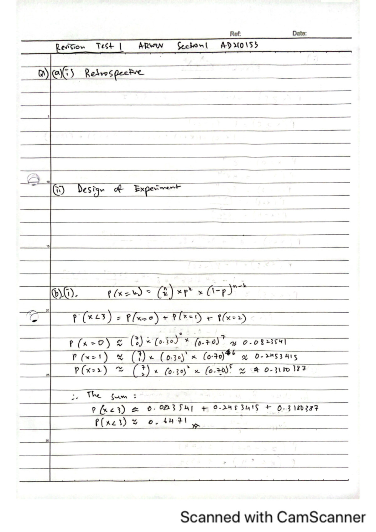 Revision test 1 - Mechanical engineering - Studocu