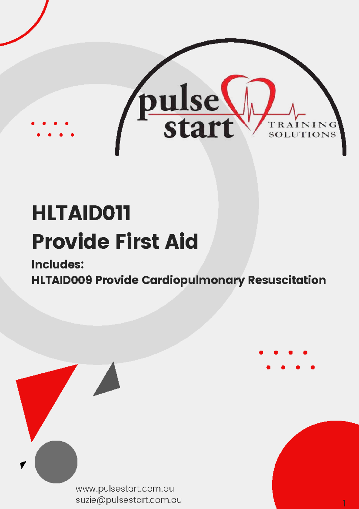 Provide First Aid Manual 2024 Version 2 - HLTAID Provide First Aid ...