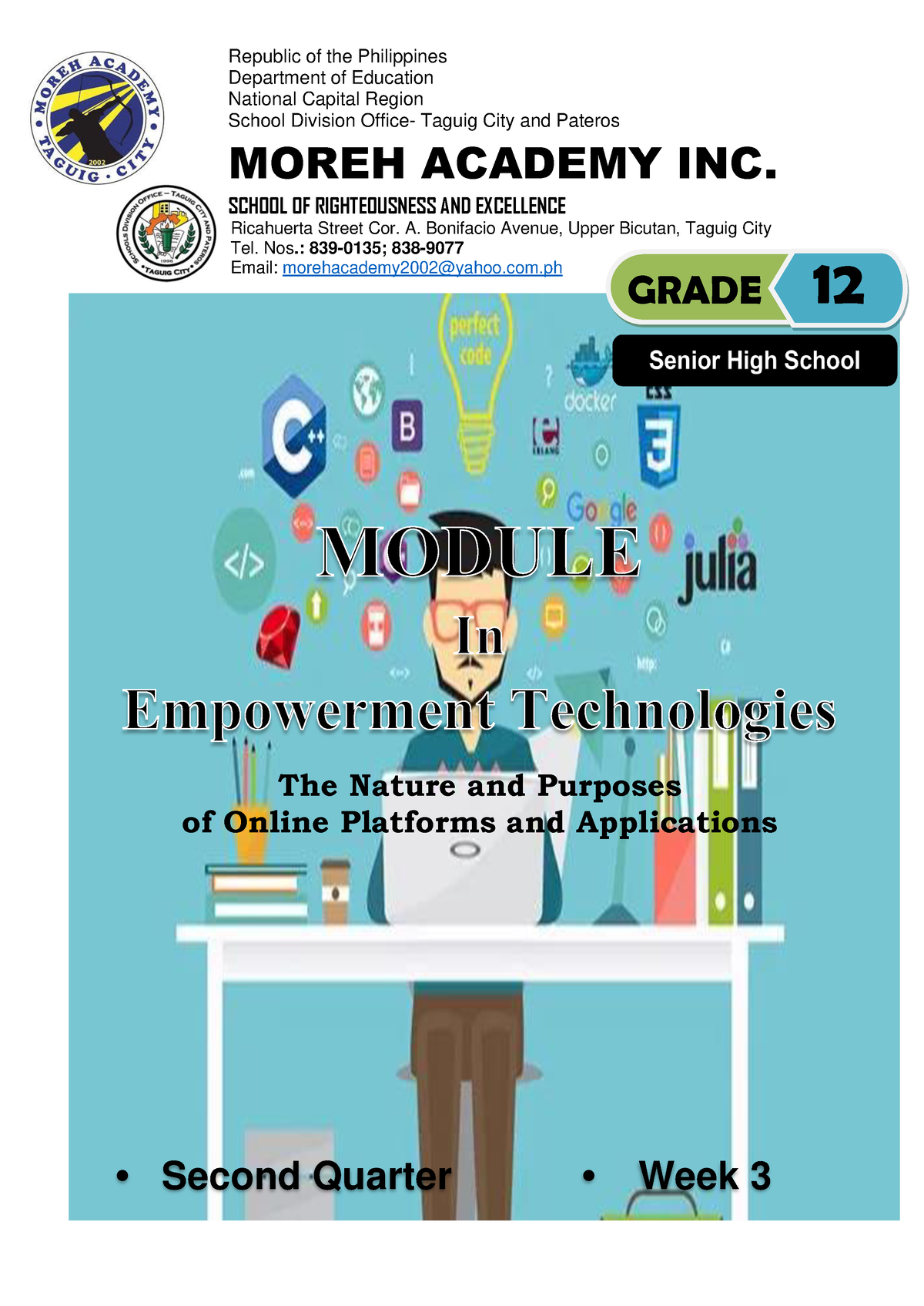 Princess Trinilla - Etech Q2 - Module WEEK 3 - GRADE 12 The Nature And ...