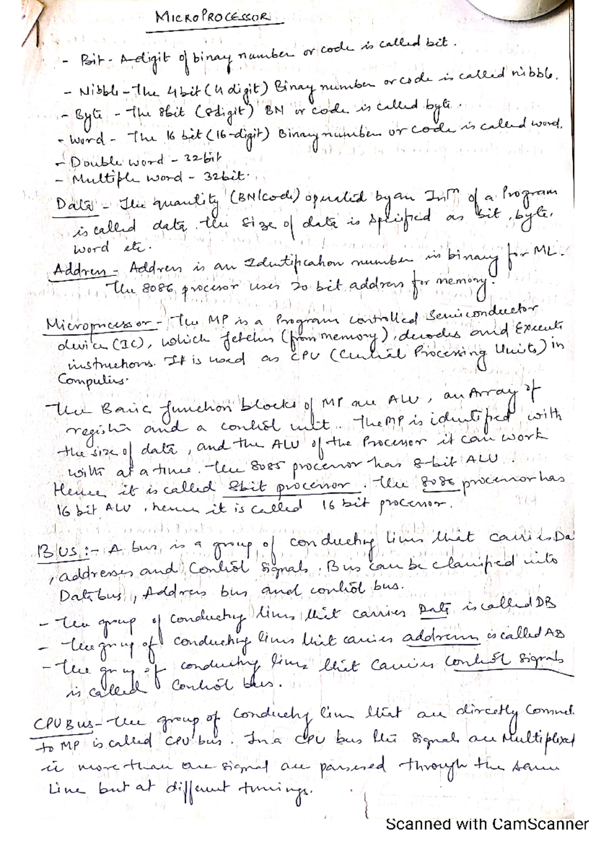 UNIT-1-MPI Notes - B.Tech - Studocu