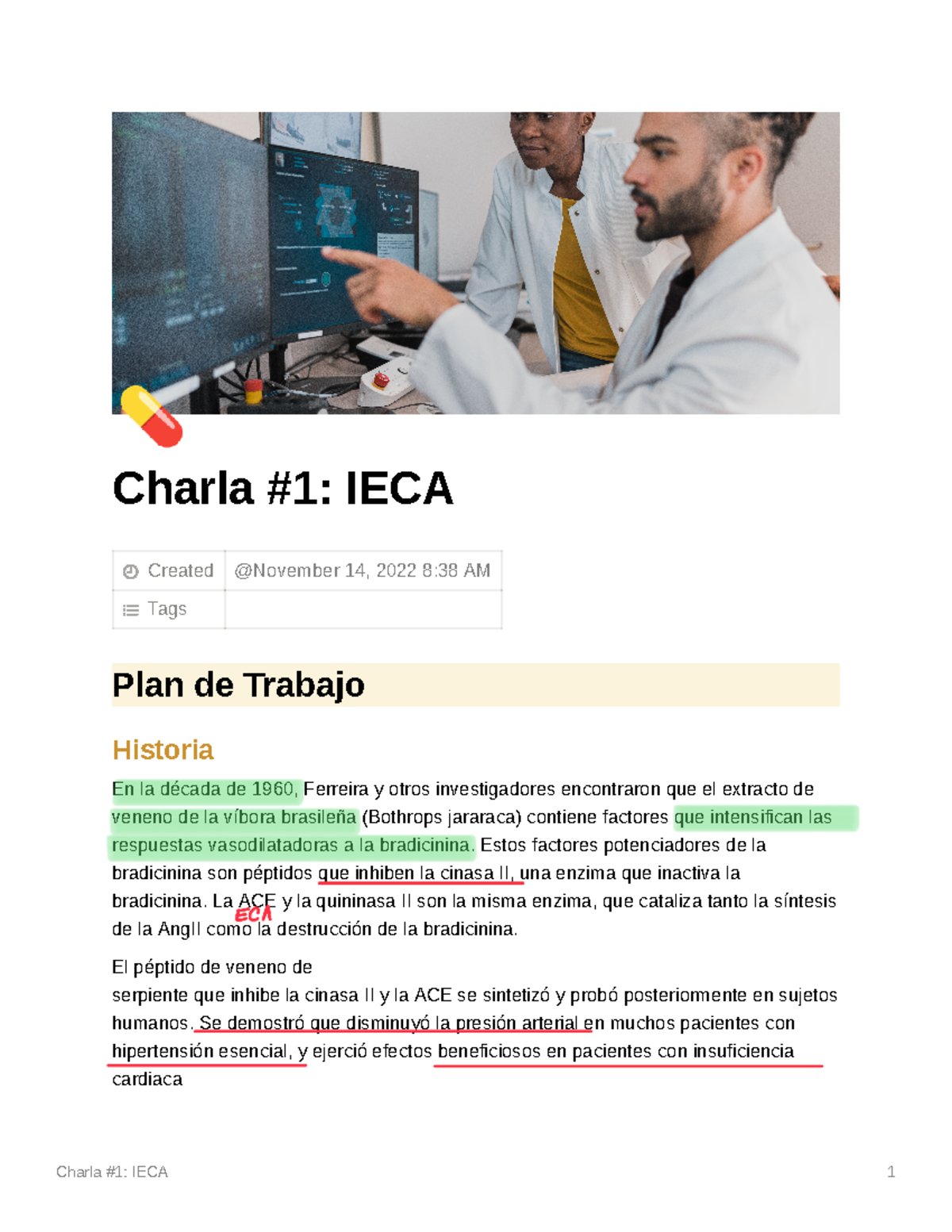 IECA - Apuntes - Charla #1: IECA 1 x Charla #1: IECA Created Tags Plan ...
