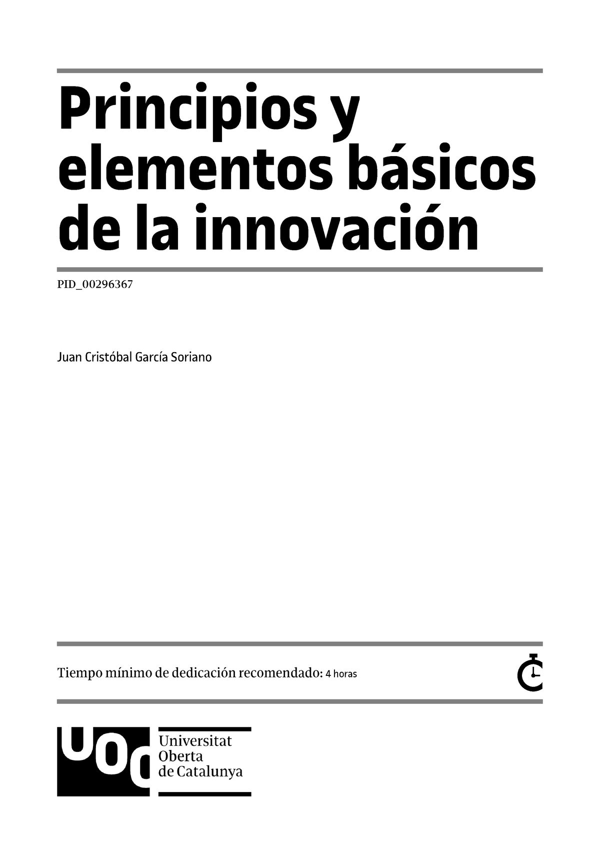 Principios Y Elementos Básicos De La Innovación Principios Y