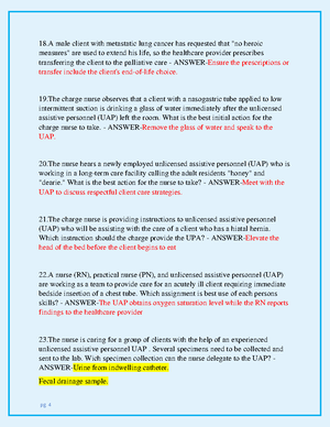 RN Pharmacology Online Practice 2019 A 60 Questions With 100 Correct ...