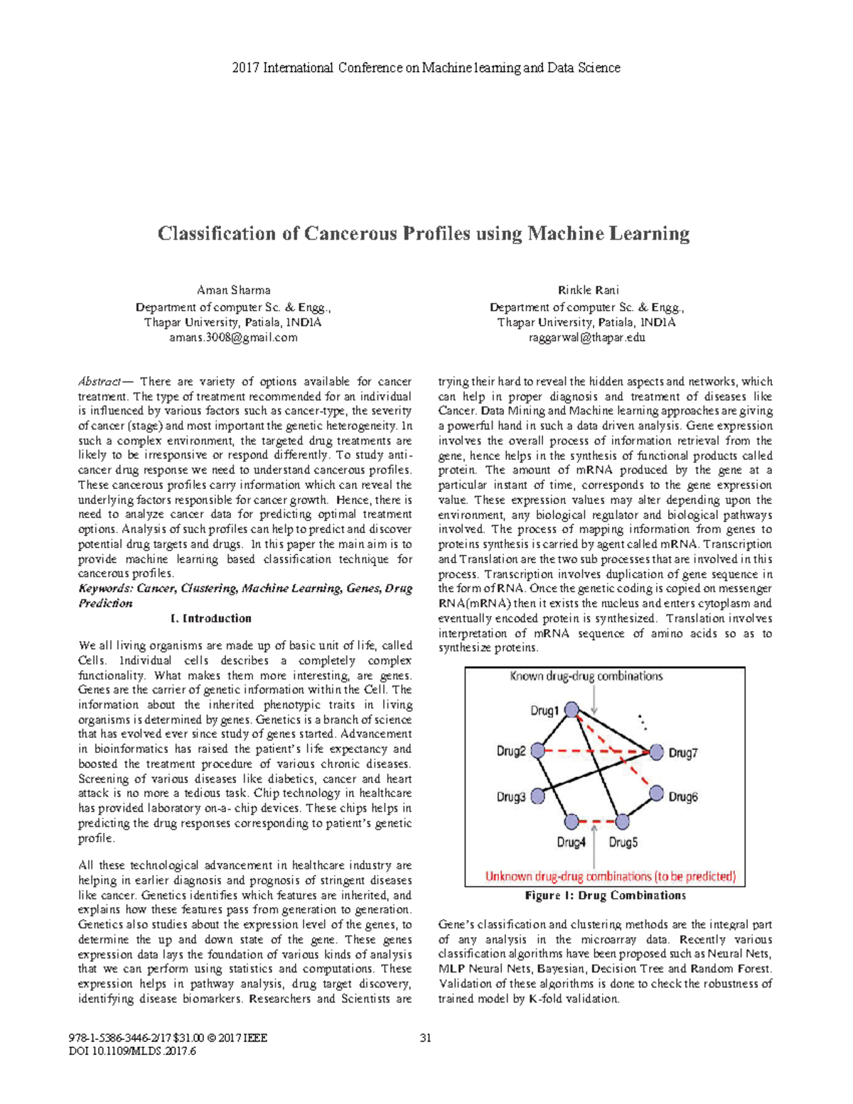 Sharma 2017 - 2017 International Conference on Machine learning and ...