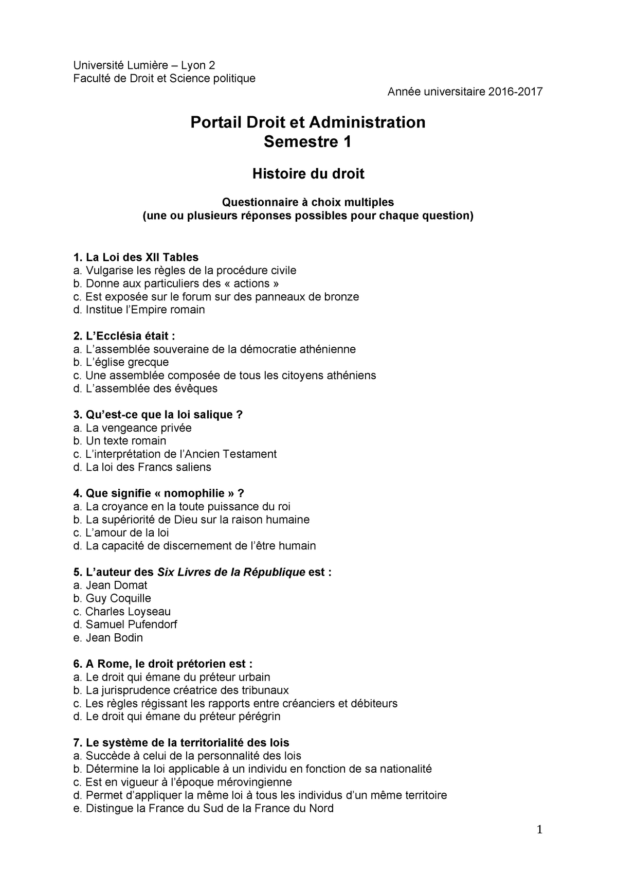 Test D-UN-OE-23 Objectives Pdf