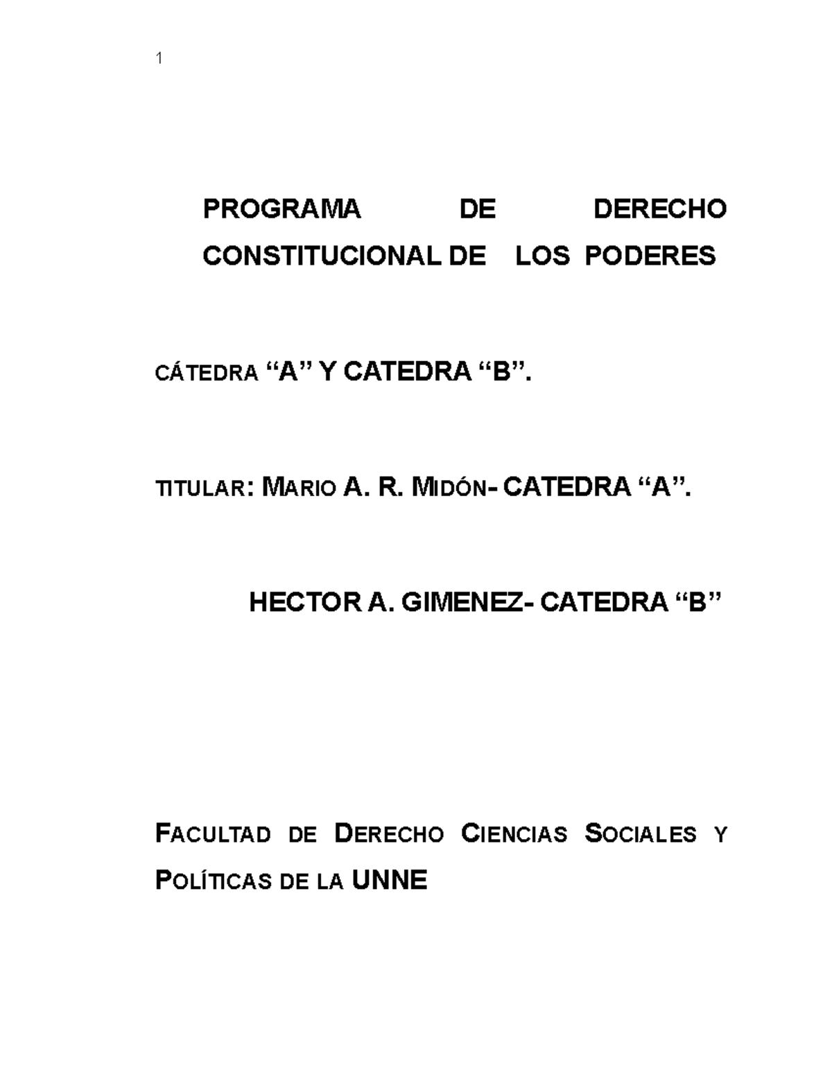 Programa DE Derecho Constitucional DEL Poder -N (1) (1) (14) - PROGRAMA ...