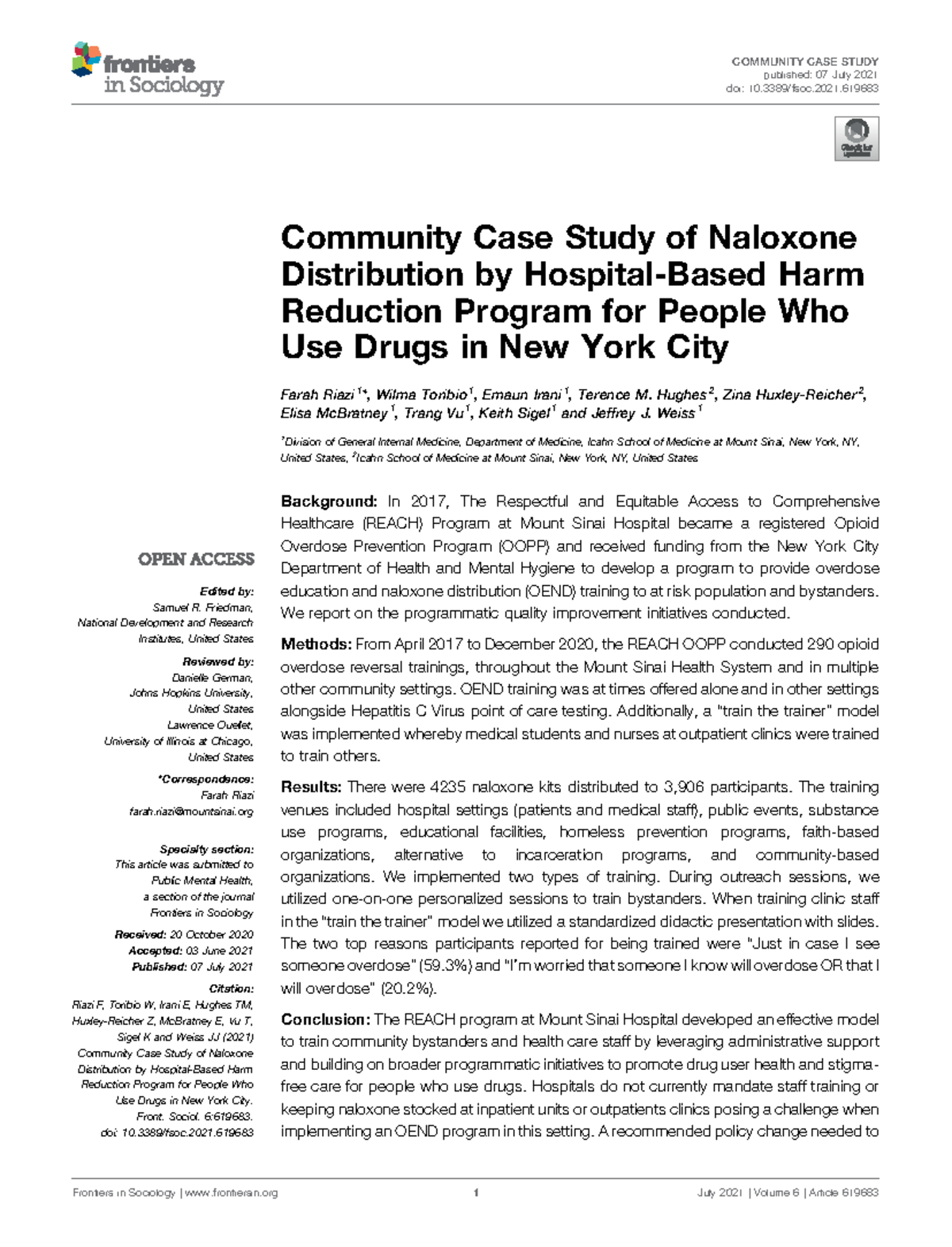 Community Narcan Article And Naloxone - Community Case Study Of ...