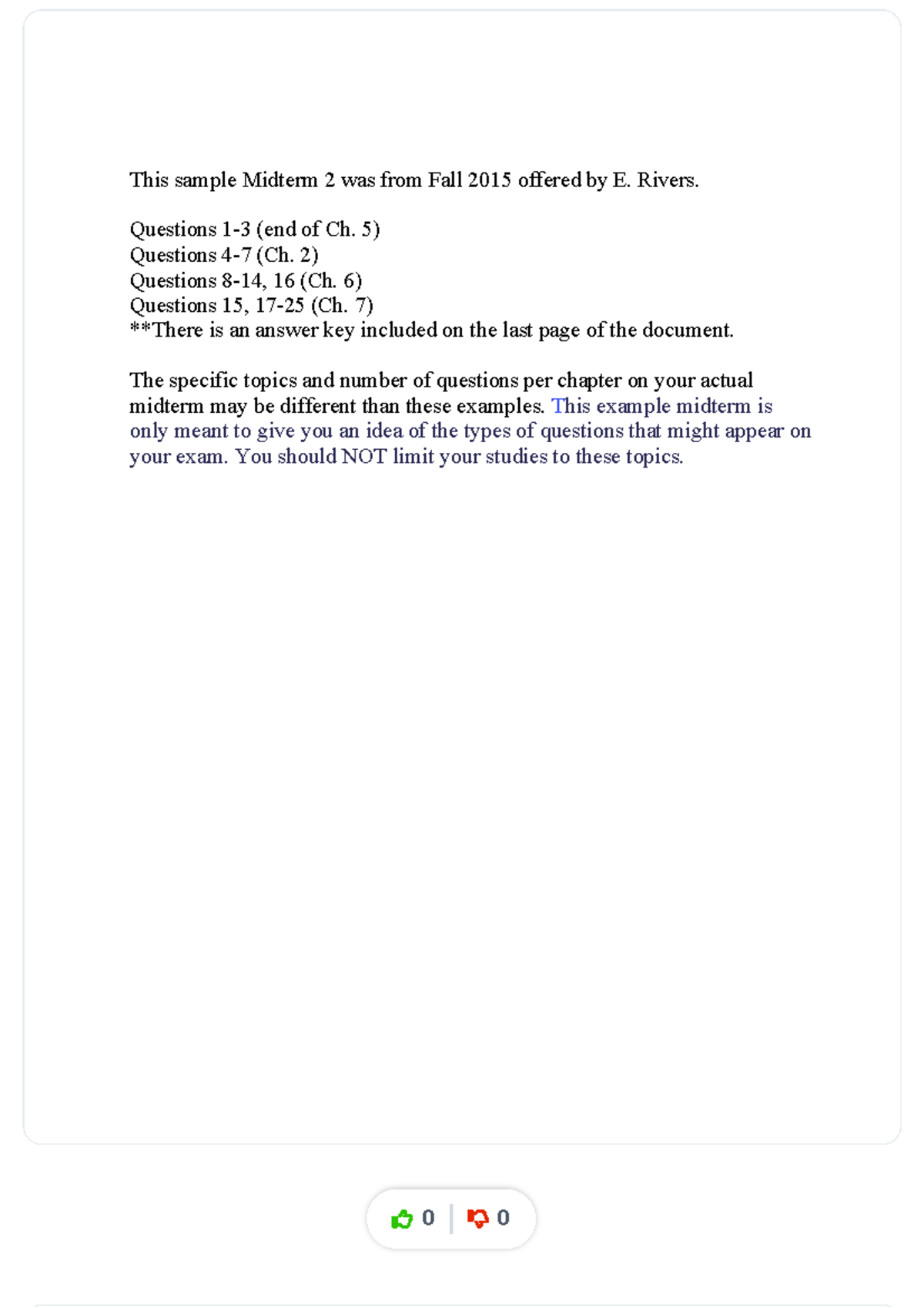 Example-midterm-2-economics Compress - This Sample Midterm 2 Was From ...