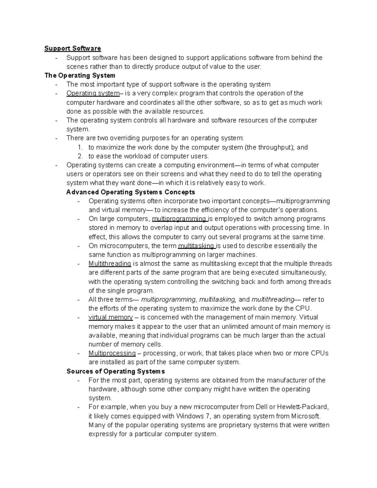 Information systems reviewer - Support Software - Support software has ...