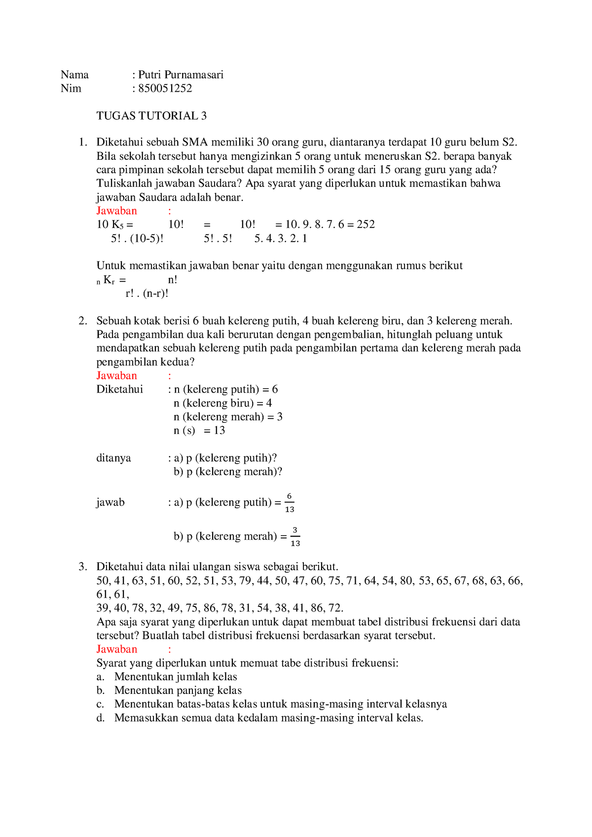 Tugas Tutorial 3 PDGK4108 - Nama : Putri Purnamasari Nim : 850051252 ...