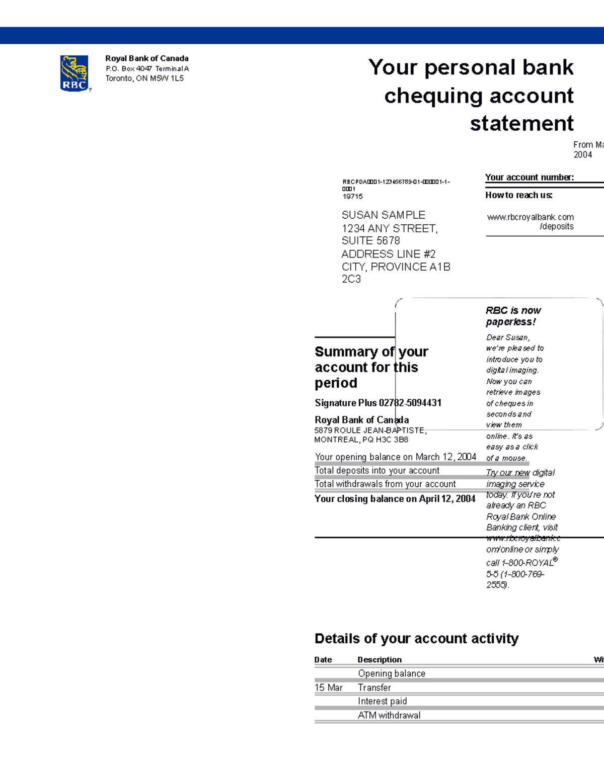 Bank Statement Template 26 Royal Bank Of Canada P Box 4047 Terminal   Thumb 1200 1553 