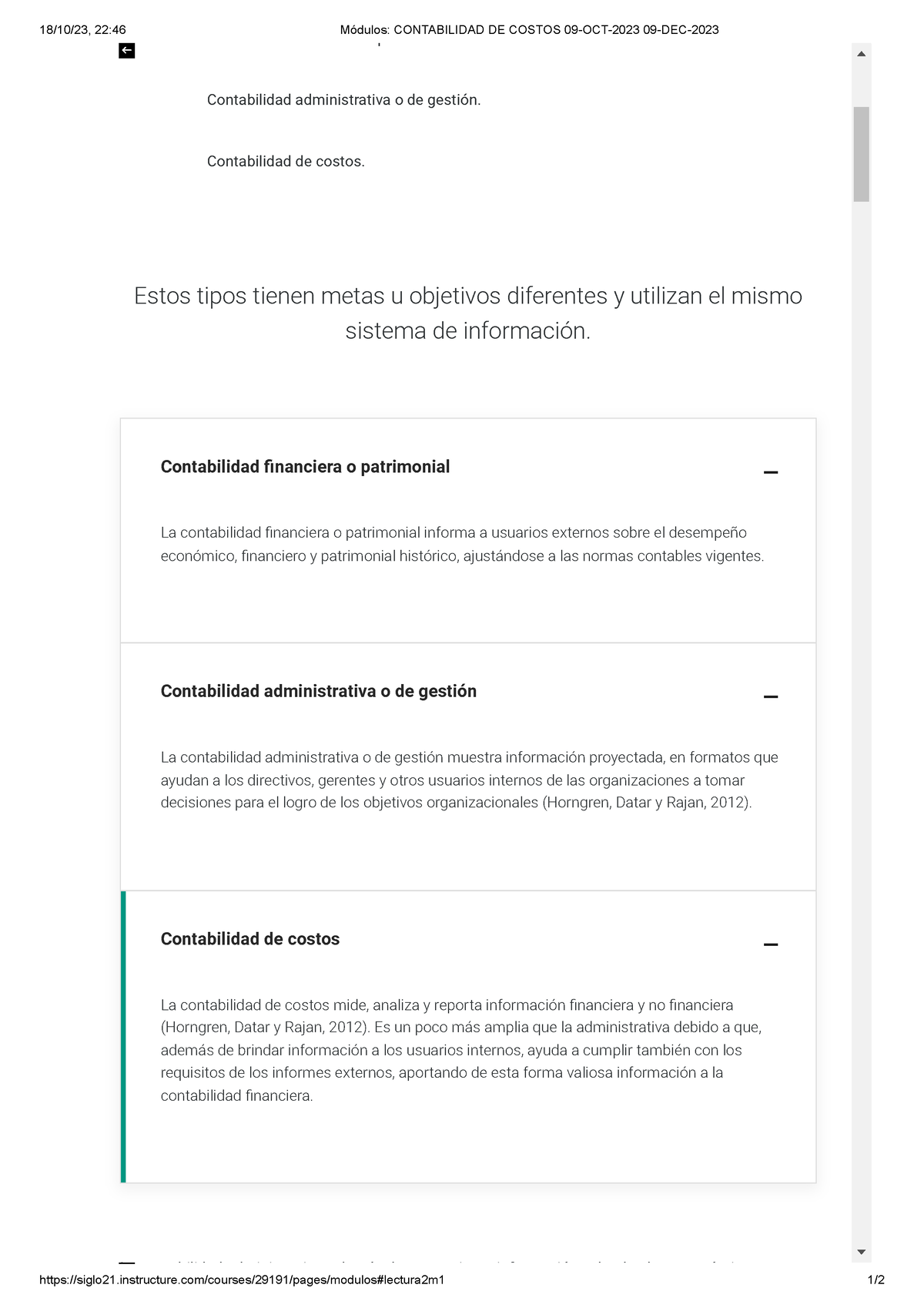 Modulo 1 Lectura 1 - 18/10/23, 22:46 Módulos: CONTABILIDAD DE COSTOS 09 ...