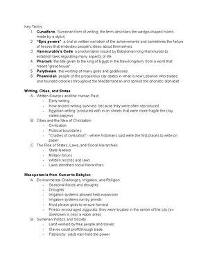History of Civil-Chapter 11 The Americas to 1500 - Key Terms: 1. Moche ...