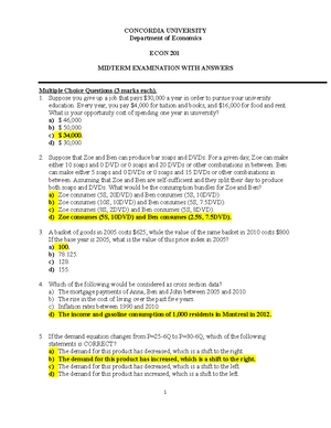 Summary - A Brief Review on Microeconomics Principles - Introduction to ...