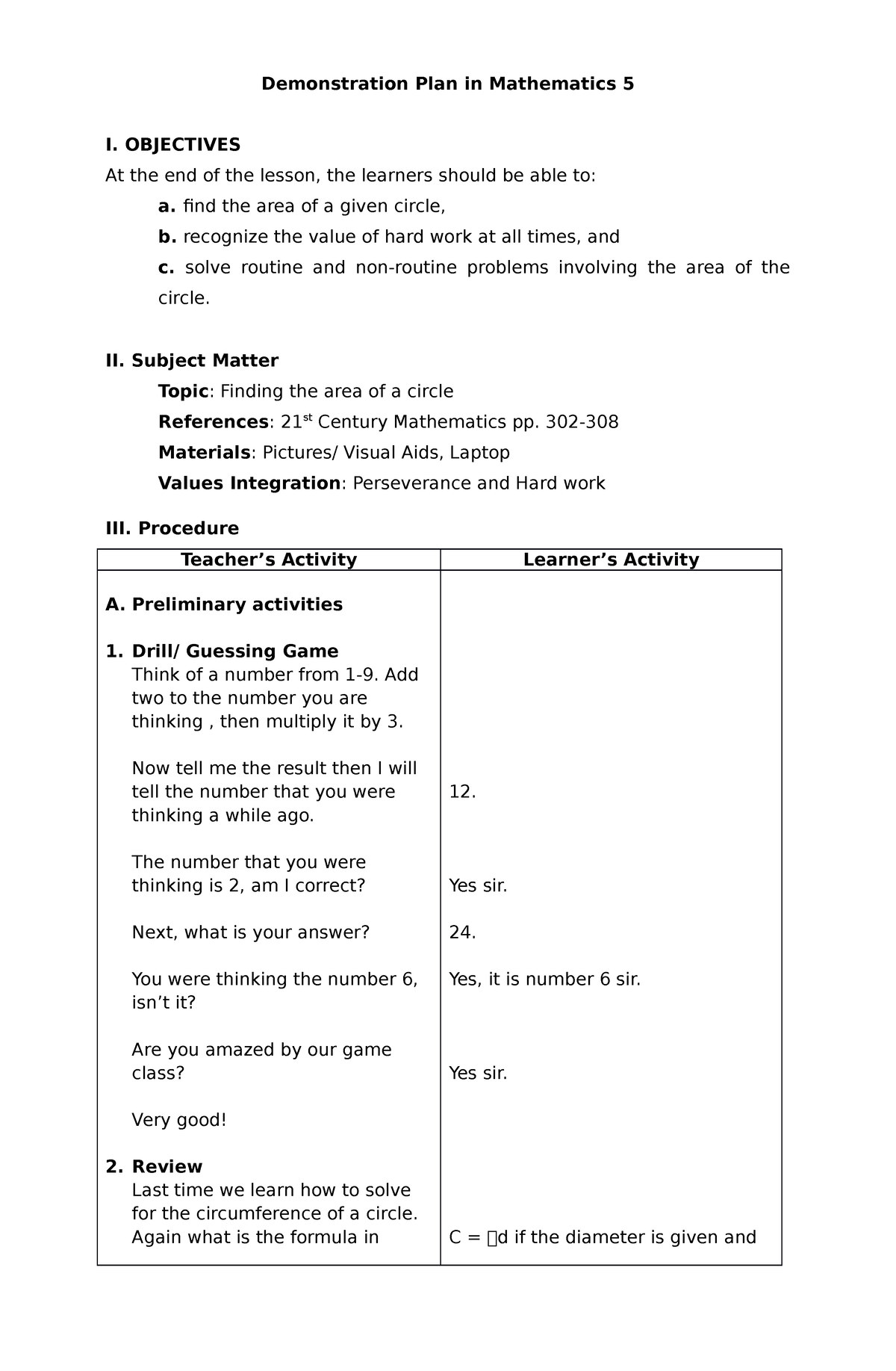 area-of-circle-math-5-lesson-plan-demonstration-plan-in-mathematics