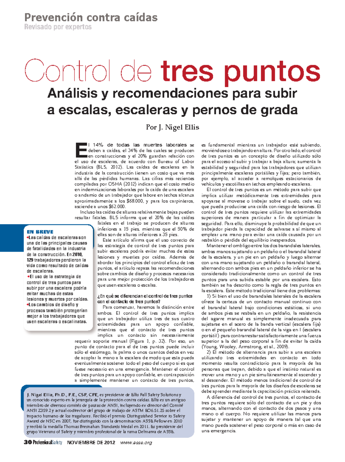 Control de tres puntos - UUU - ####### 30 ProfessionalSafety NOVIEMBRE ...