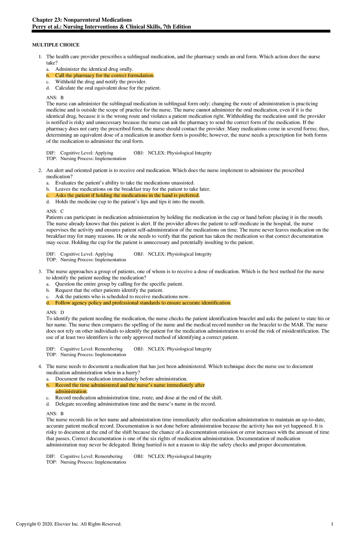 Chap 23 - questions to study for the exam. test. - Chapter 23 ...
