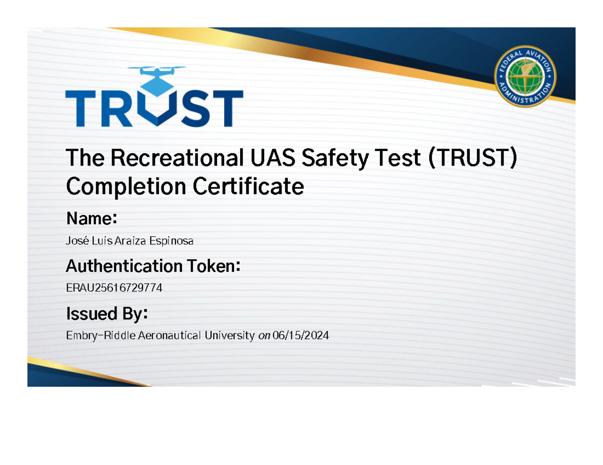 Trust Certificate - Traust - Tecnología de información y comunicación ...