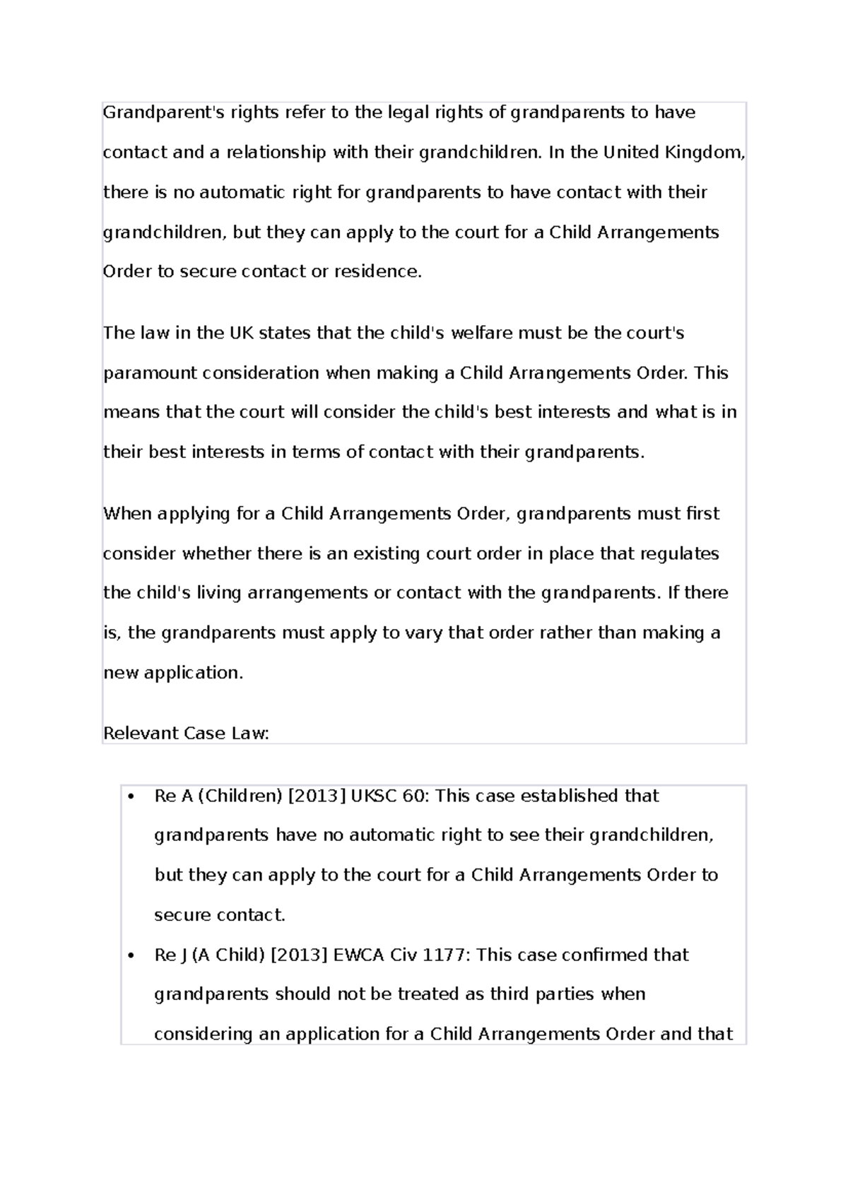 Grandparents rights Grandparent's rights refer to the legal rights of grandparents to Grandparents rights Grandparent's rights refer to the legal rights of grandparents to