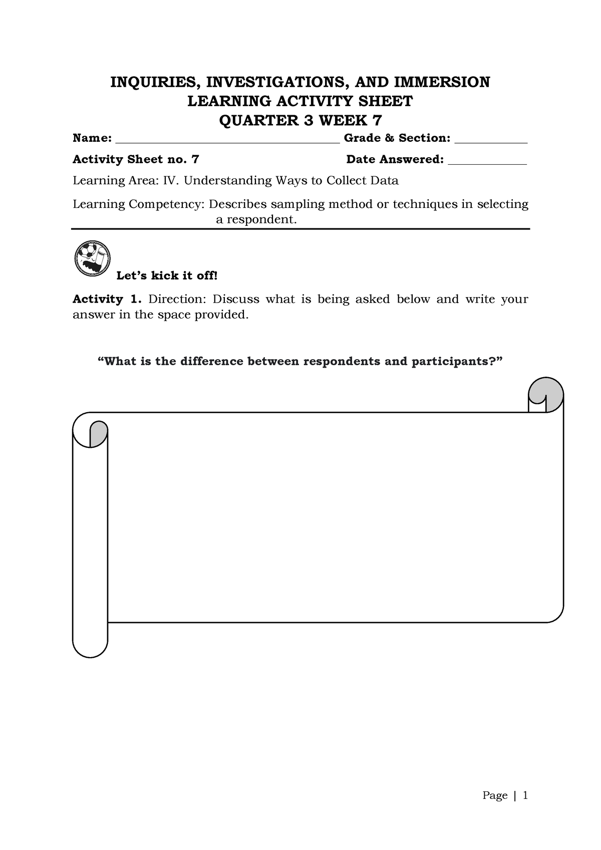 Inquiry Investigation Immersion.Grade 12 - INQUIRIES, INVESTIGATIONS ...