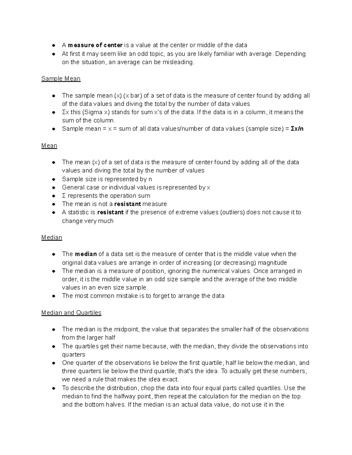 stats-notes-chapter-12-a-measure-of-center-is-a-value-at-the-center-or-middle-of-the-data-at