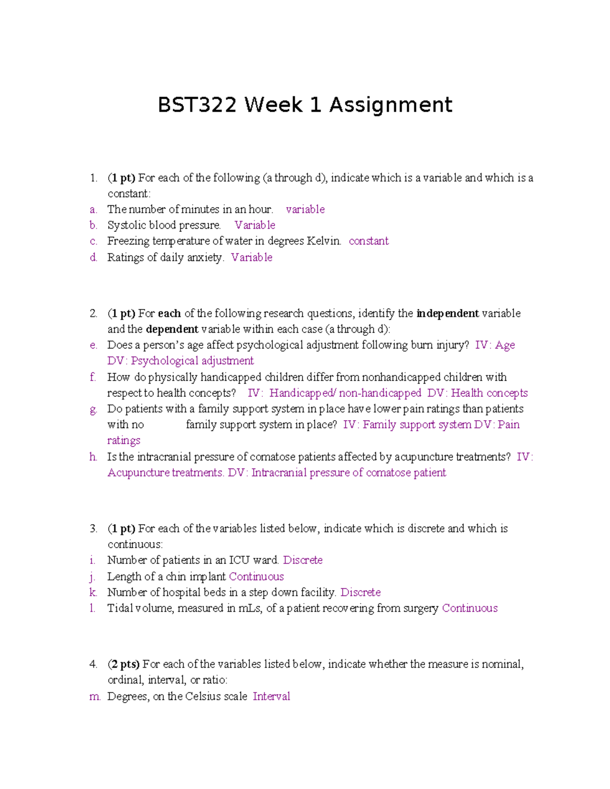 BST Week 1 Assignemnt - Week 1 Assignment Complete - BST322 Week 1 ...