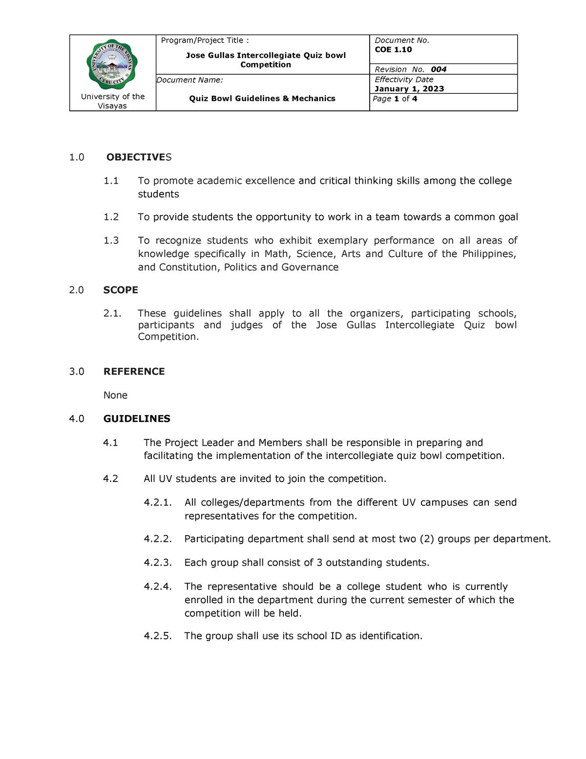 Jgiqbc-Mechanics-Guidelines - University of the Visayas Jose Gullas ...