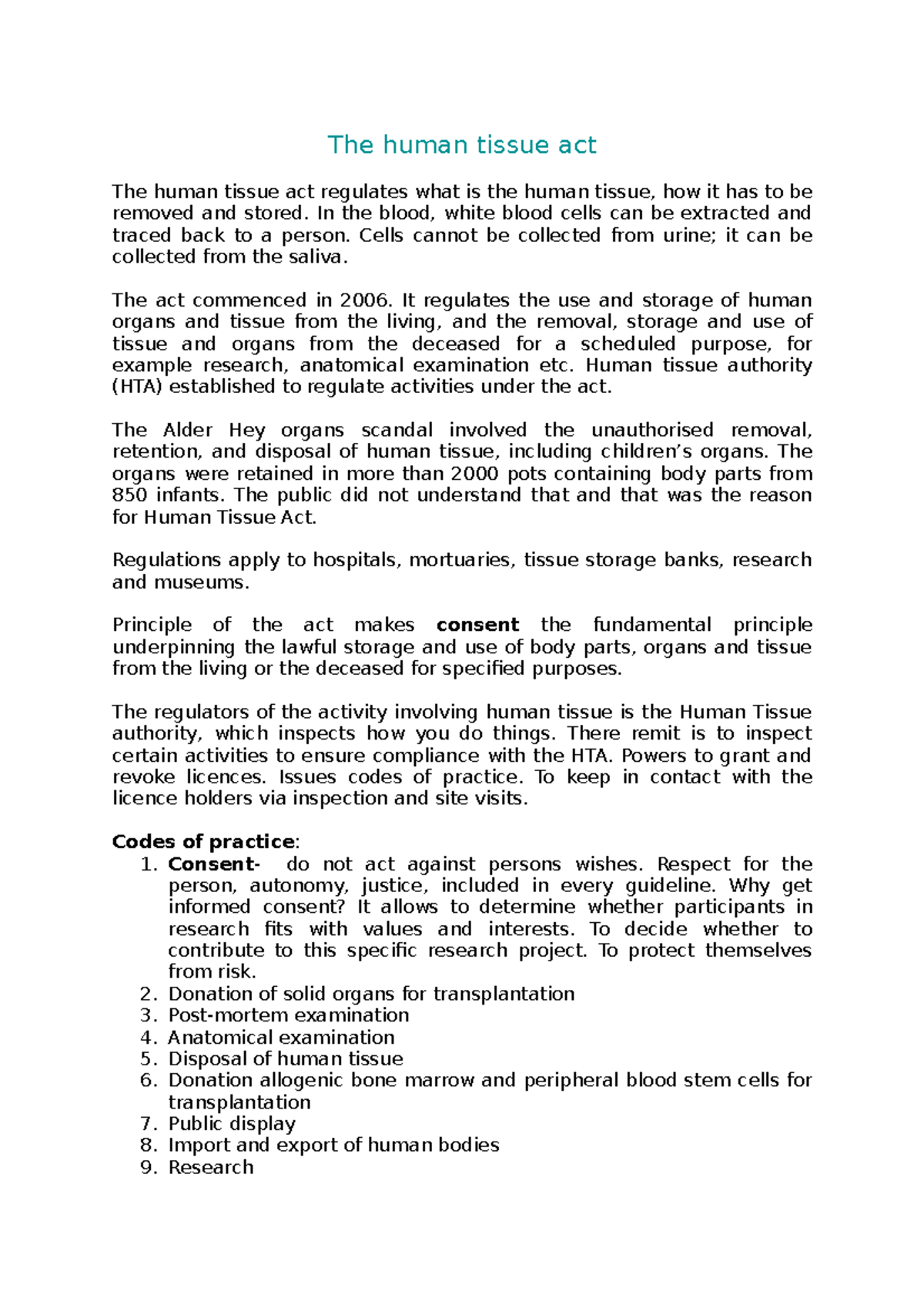 Week 13 The Human Tissue Act The Human Tissue Act The Human Tissue   Thumb 1200 1698 