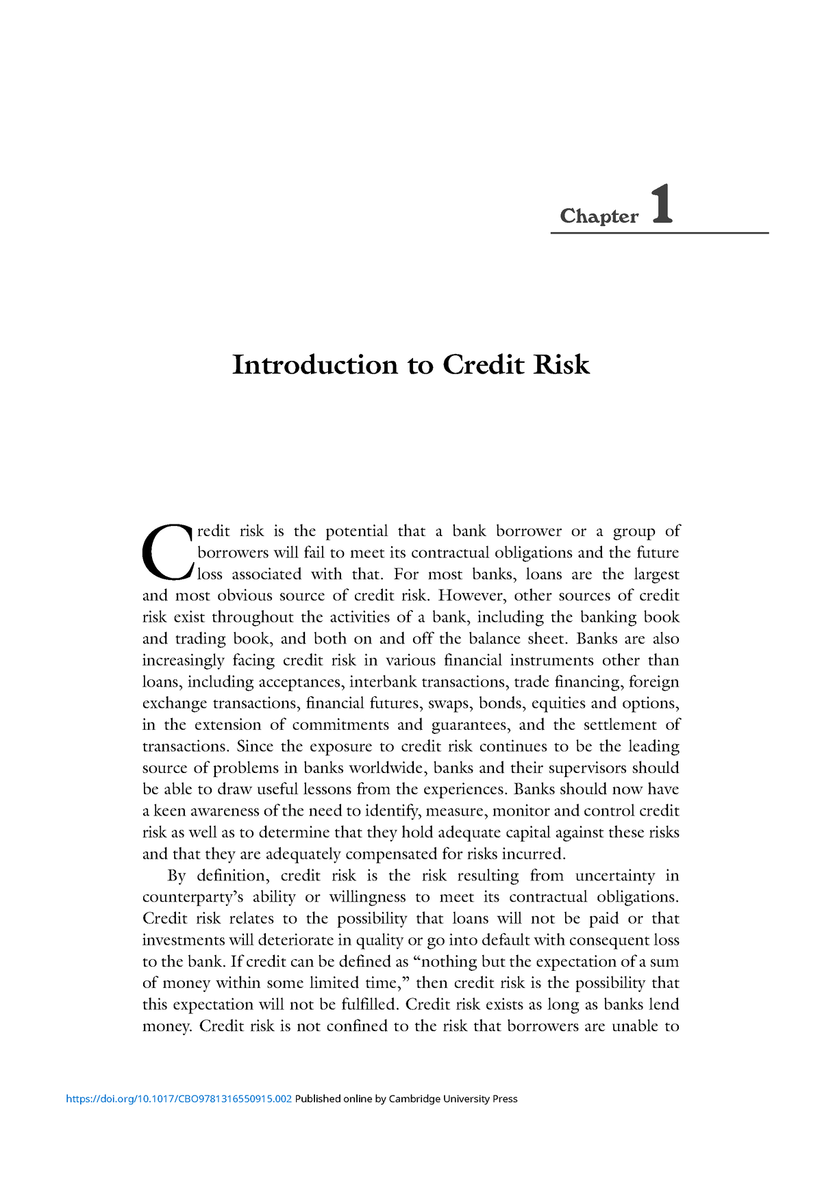 credit risk management thesis pdf