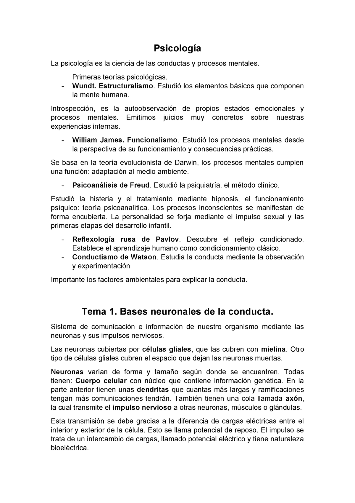 Psicología Resumenes Apuntes 1,7 StuDocu