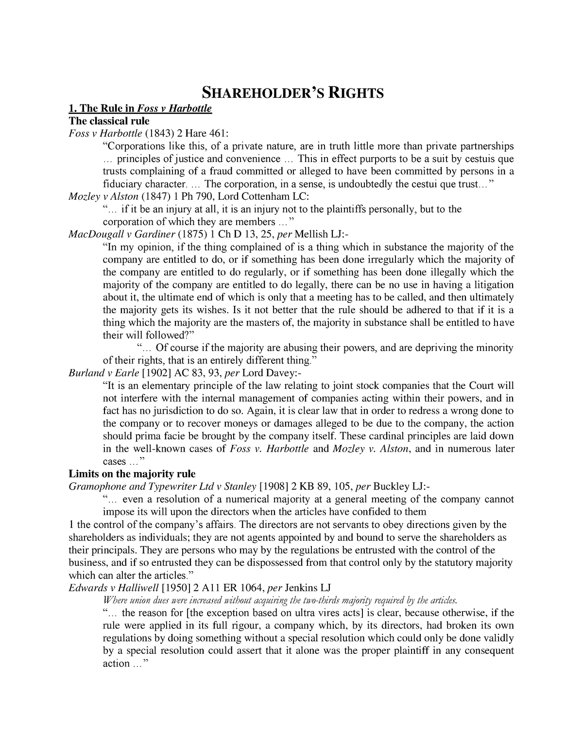 shareholder-rights-company-law-notes-shareholder-s-rights-1-the