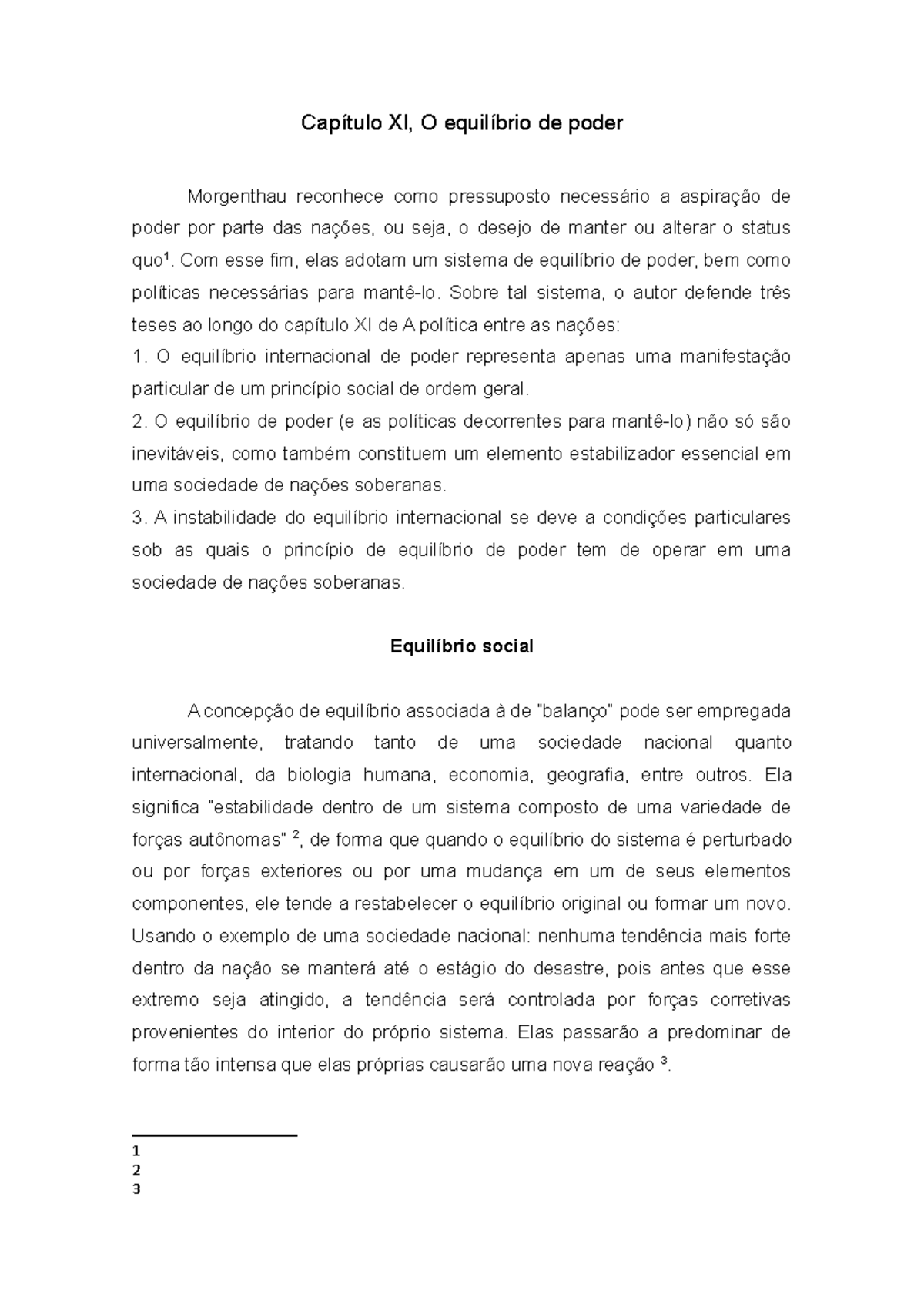 Morgenthau em equilibrio de poder essay 08 picture