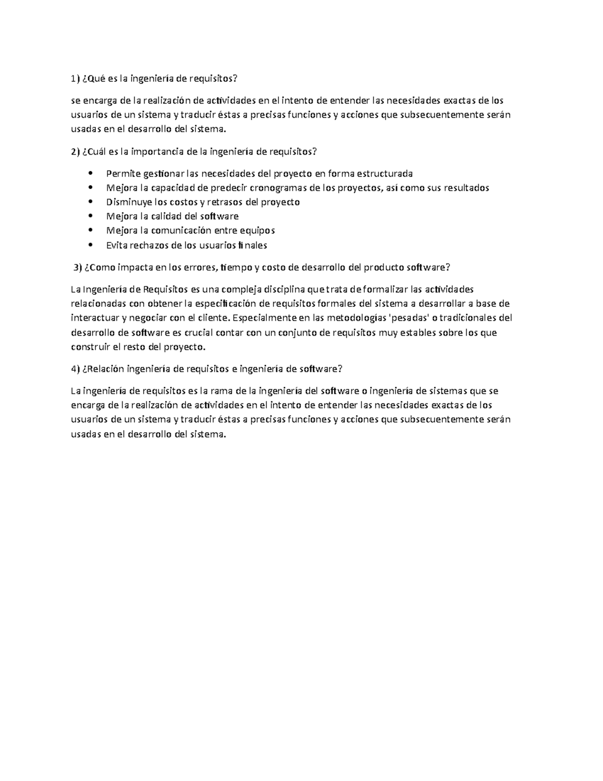 Ing de requisitos - La implicación de la interpretación visual es que ...