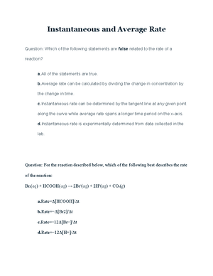 General Chemistry-1L - General Chemistry Basic Percentages and Percent ...